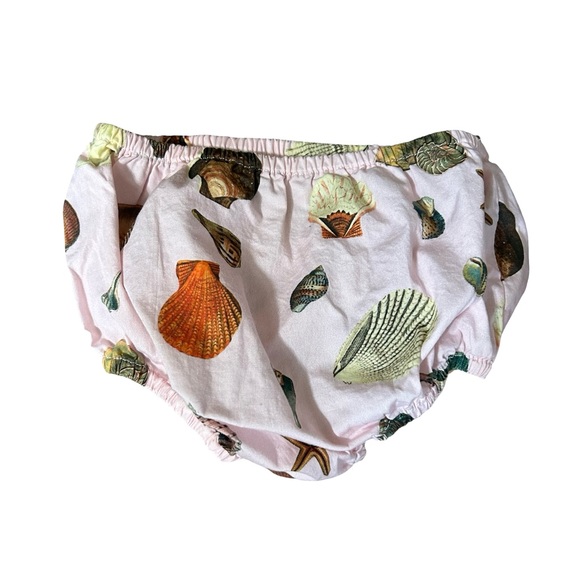 Edgehill Collection x Jennifer Sumko Smocked Seashell Dress & Bloomers Girls 24M - Picture 5 of 8